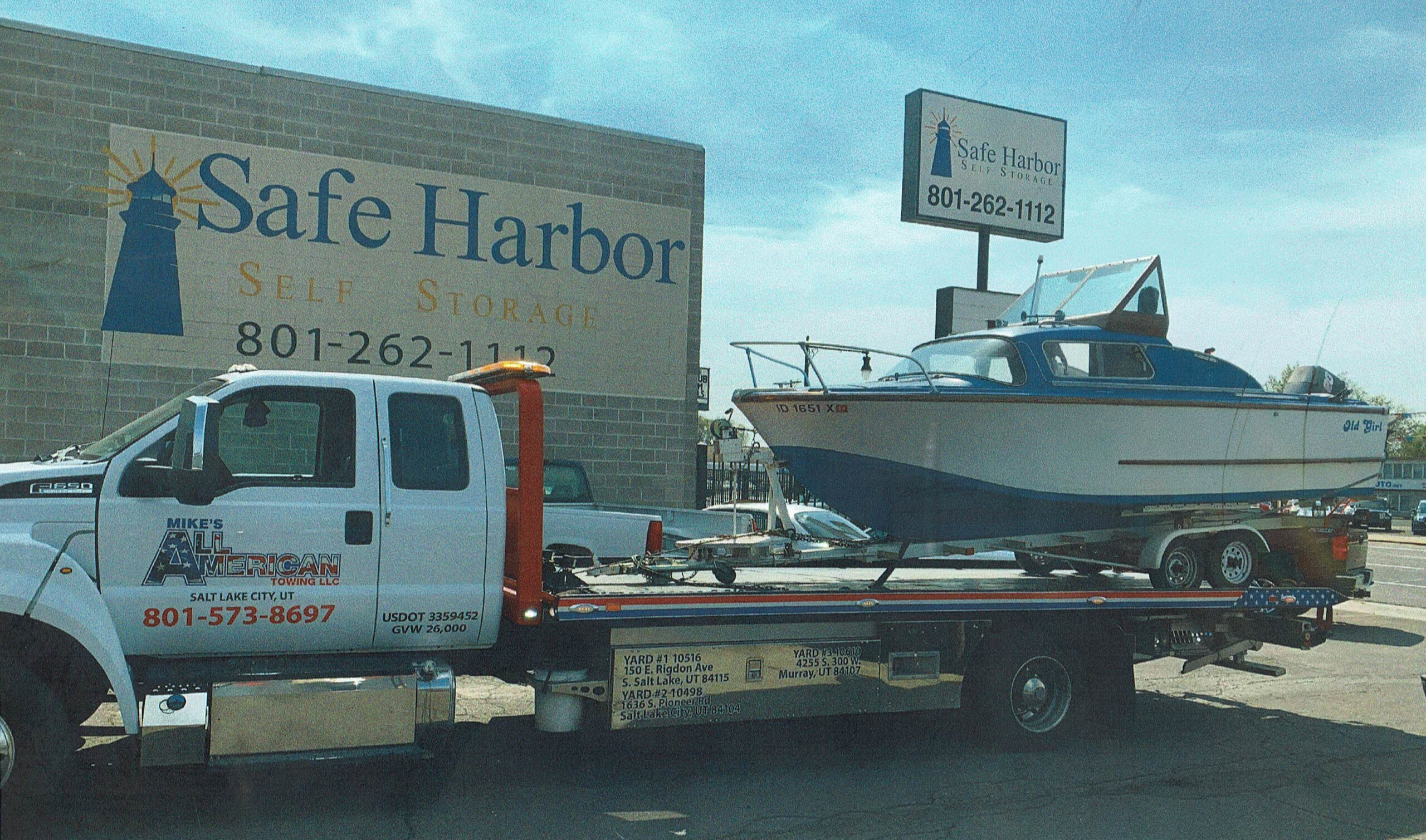 All American Towing tows boats All American Towing tows boats